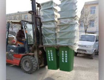 鋼板掛車垃圾桶